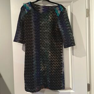 Small, multi-colored dress in excellent condition!